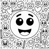 Emoji coloring Page Download Or Print For Free sketch template