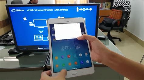 How to connect Samsung Galaxy Tab A with Samsung LED TV - YouTube