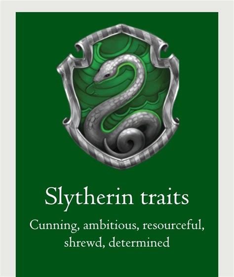 Slytherin traits. | Harry potter room decor, Slytherin quotes, Slytherin