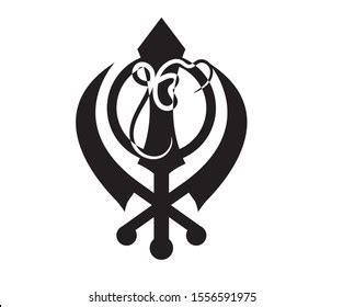 Khanda Ek Onkar Trendy Calligraphy Vector Stock Vector (Royalty Free) 1556591975 | Shutterstock