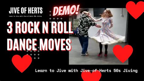 JIVE - Learn 3 Rockabilly Jive / Rock´n´Roll Dance moves - Tutorial & Demo - YouTube