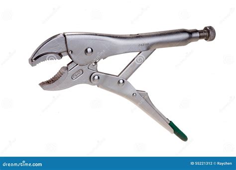 Old Locking Pliers Isolated On A White Background Royalty-Free Stock Photo | CartoonDealer.com ...