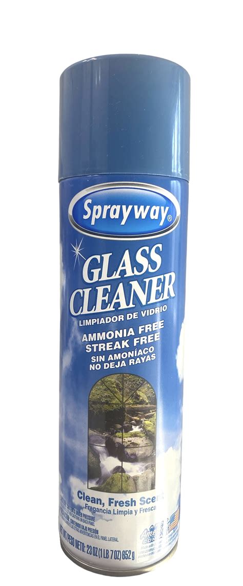 Sprayway Glass Cleaner Amonia Free Streak Free Clean Fresh Scent 23 oz. Pack of 1 - Walmart.com