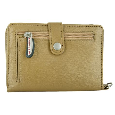 Leather Wallet/Wristlet in One (Gold) - Walmart.com