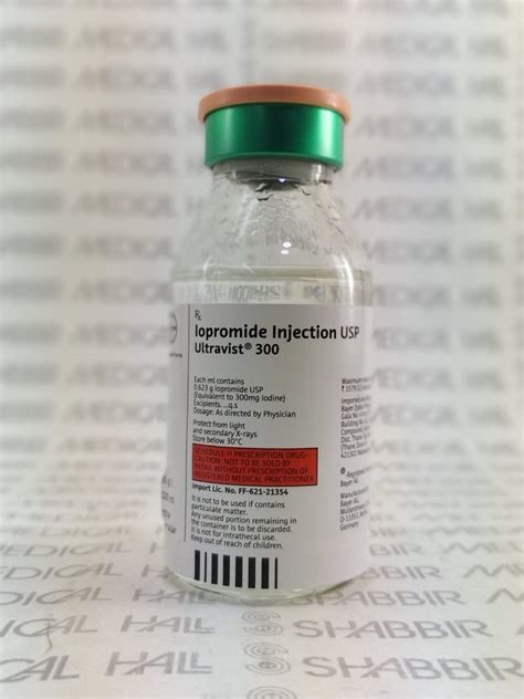 Ultravist 300 - Iopromide 300mg/ml Inj 100ml at Rs 1757.86/bottle | Iopromide Injection in ...