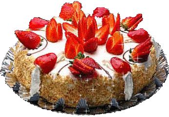 Aliments Desserts - Gâteau aux fraises