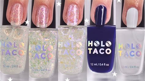 holo taco unicorn skin collection swatch + review! - YouTube