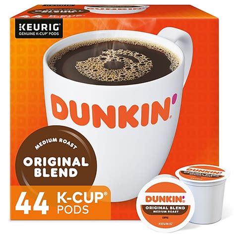 Dunkin' Donuts Original Blend Coffee, Keurig® K-Cup® Pods, Medium Roast, 44/Box (006933) | Staples