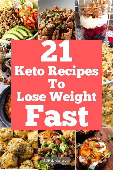 21 Keto Recipes to Lose Weight Fast - Fluffy's Kitchen