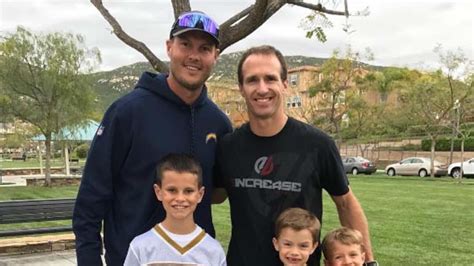 Drew Brees, Philip Rivers's Kids Compete in Flag Football