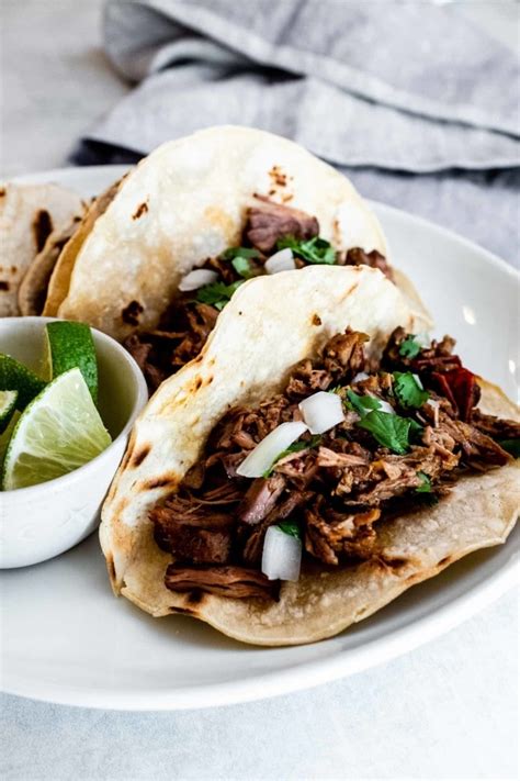 barbacoa beef tacos - Whisked Away Kitchen