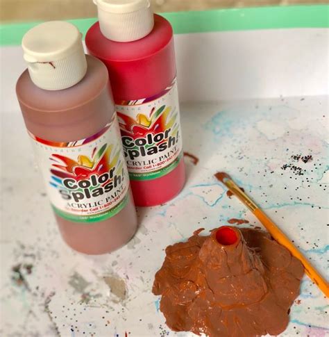 Mini Clay Volcano Paint - S&S Blog