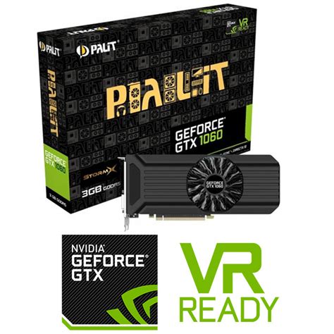 Palit NVIDIA GeForce GTX 1060 3GB StormX Graphics Card - VR READY ...