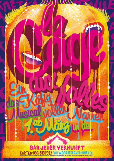 La Cage aux Folles poster - Fonts In Use