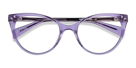 Beauty Cat Eye Clear Purple Glasses for Women | Eyebuydirect