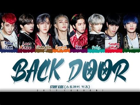 STRAY KIDS - 'BACK DOOR' Lyrics [Color Coded_Han_Rom_Eng] Chords - Chordify