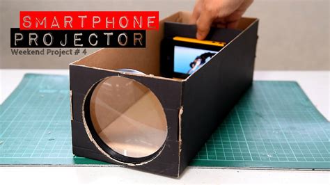 How To Make Your DIY Smartphone Projector With A Shoebox - LifeHack