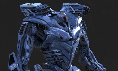 Cool Mech Designs by Christophe Lacaux | 3d Artist