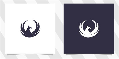 Phoenix logo design template 10942078 Vector Art at Vecteezy