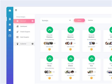 Survey Dashboard UI Design by Hafiz Ibrahim on Dribbble