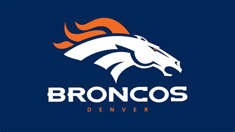 🔥 Free Download Nfl Denver Broncos Logo On Blue Background Hd by ...