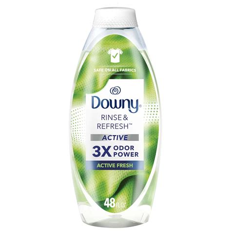 Downy Rinse & Refresh Liquid Laundry Odor Remover & Fabric Softener, 48 ...