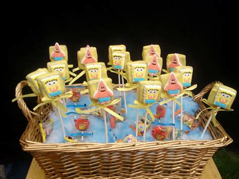 sponge bob cake pops | Spongebob birthday party, Spongebob party, Spongebob birthday