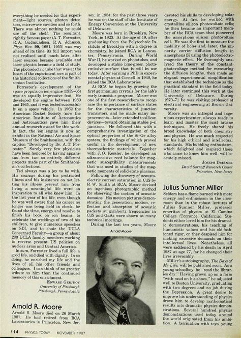 Julius Sumner Miller | Physics Today | AIP Publishing