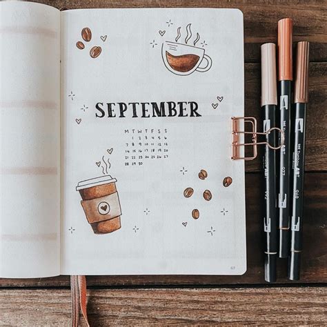 30+ Bullet Journal Coffee Theme Ideas For Your Bujo Pages