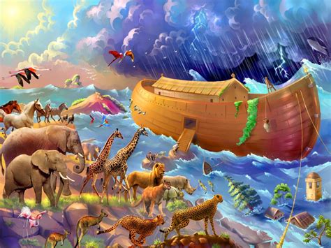 Noah's Ark jigsaw puzzle in Kids Puzzles puzzles on TheJigsawPuzzles.com