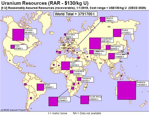 Uranium Deposits In Africa Map