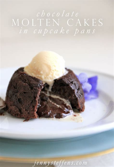 Chocolate Molten Cakes in a Cupcake Pan | Lava cake recipes, Desserts ...