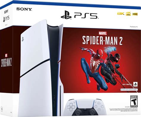 Consola PS5 Slim 1TB Bundle Spiderman 2