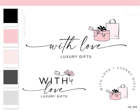 With Love Logo Set | Email signature design, Logo set, Logo design