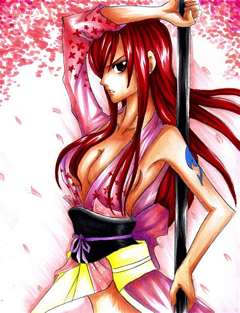 Erza Scarlet by elleinead on DeviantArt