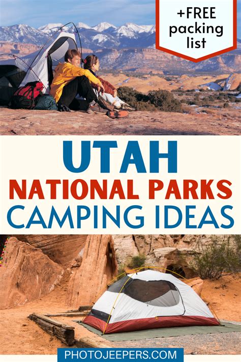 Camping in Utah National Parks - PhotoJeepers