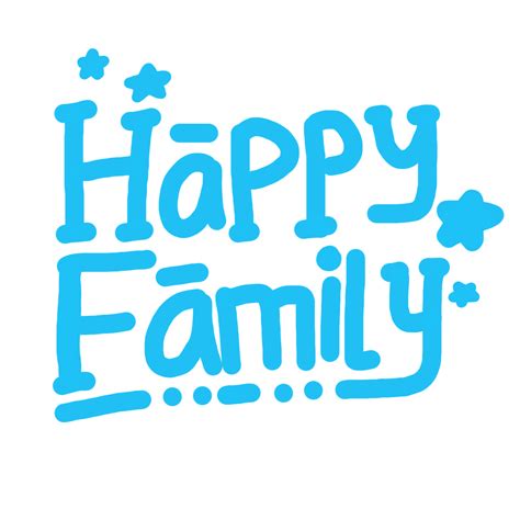 Happy Family Quotes Design 13395661 PNG