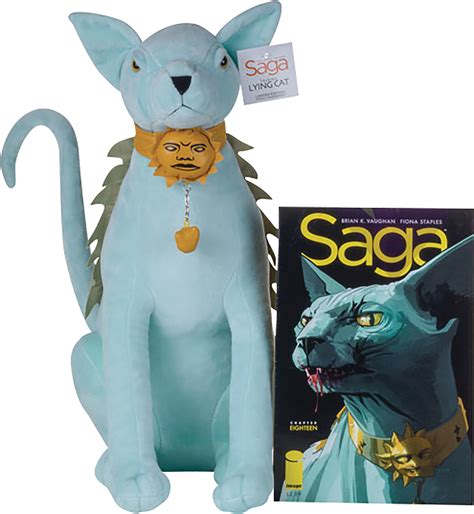 JUL168510 - SAGA LYING CAT TALKING PLUSH DOLL - Previews World