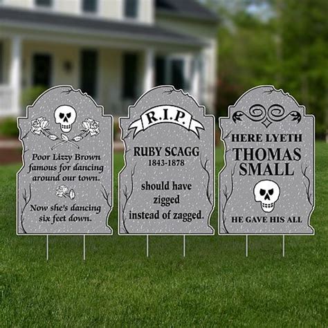 Funny Halloween Headstones