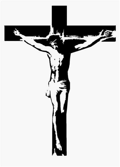 Cross Jesus Christ Clip Art Clipart Transparent Png - Jesus On Cross Silhouette, Png Download ...