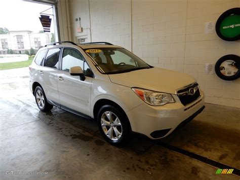 2015 Satin White Pearl Subaru Forester 2.5i Premium #129419454 Photo #2 ...