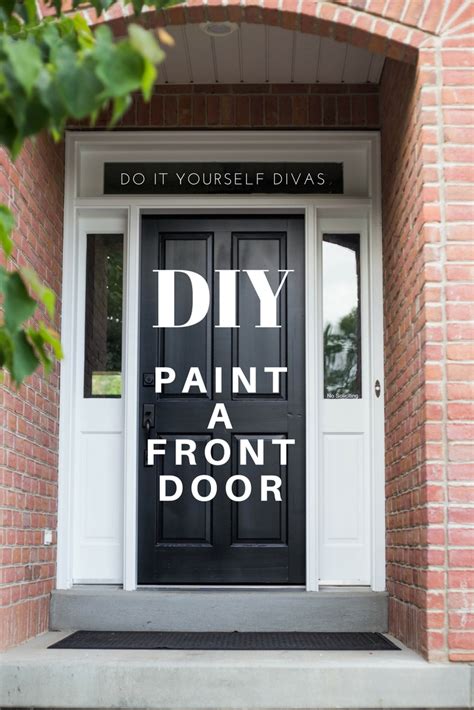 do it yourself divas: DIY Refinish Front Door