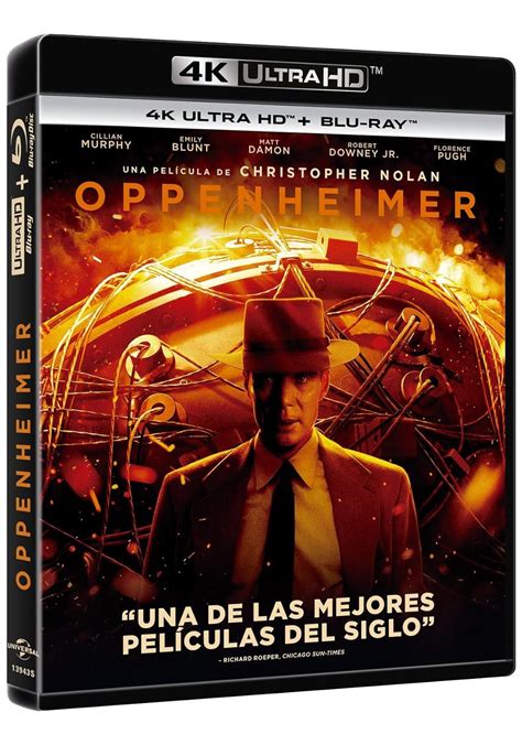 Oppenheimer (4K UHD + Blu-ray + Blu-ray Extras) [Blu-ray]