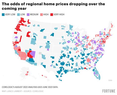 Revised: Odds of falling home prices in your local housing market, as ...