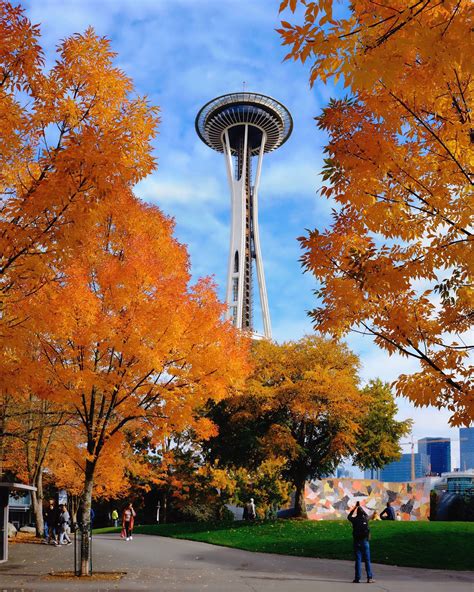 Seattle Center in Autumn : Seattle