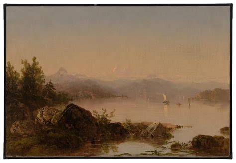 "Lake George," John Frederick Kensett, 1853, oil on canvas, 23 5/8 x 31 5/8", Williams College ...