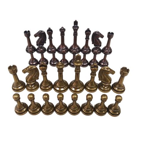 2.5" Glorious Metal Chess Pieces - Chess collection, Metal chess pieces ...