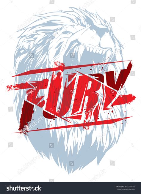 Pure Fury Illustration Lion Head Silhouette Stock Illustration ...