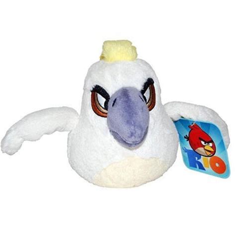 Angry Birds Space Rio 5" Plush Stuffed Toy No Music - White Nigel Cockatoo" - Walmart.com