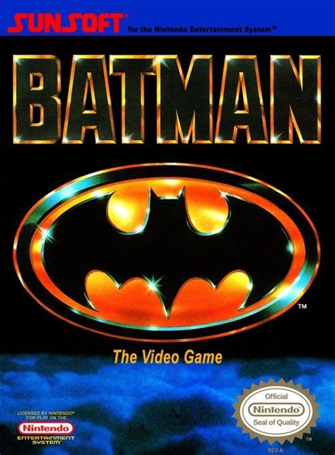 Batman: The Video Game - NES Box Art - Nintendology